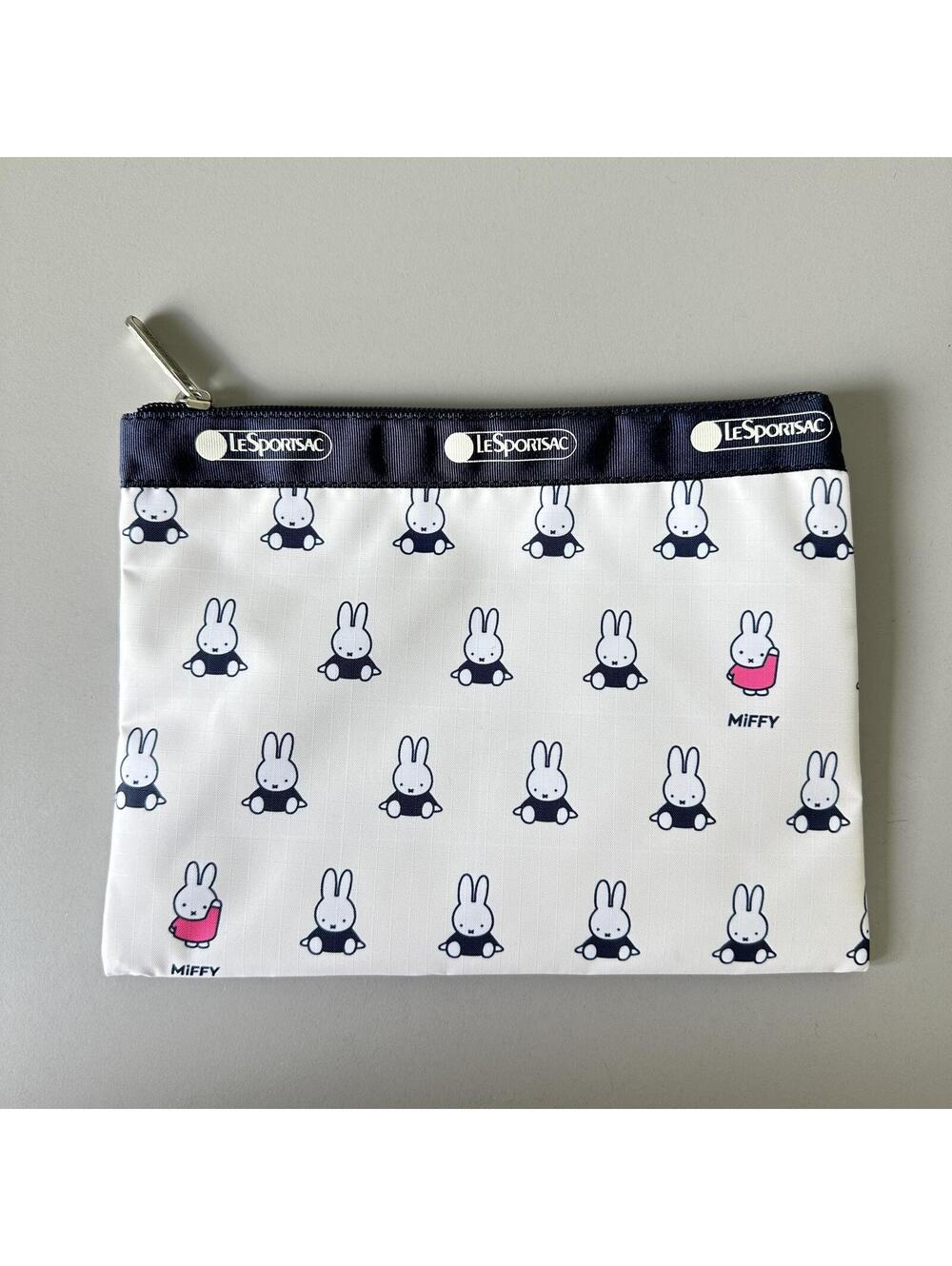 Lesportsac Miffy 1zipper Pouch NWOT